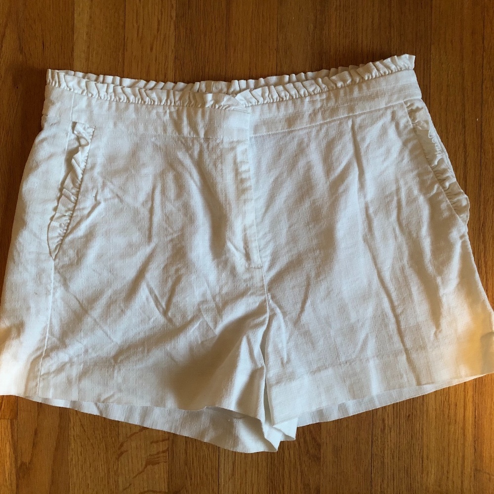 JCrew ruffle shorts